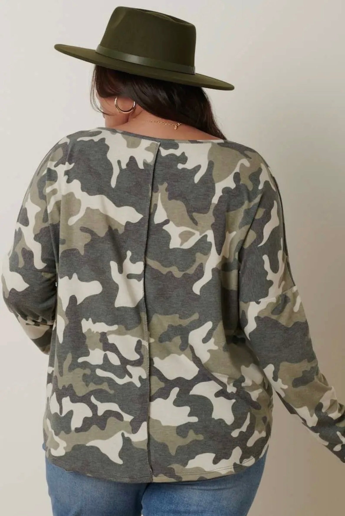Camo Lovers Top Plus