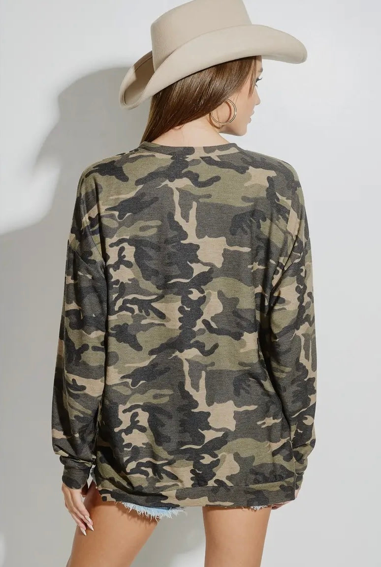Camo Lovers Top