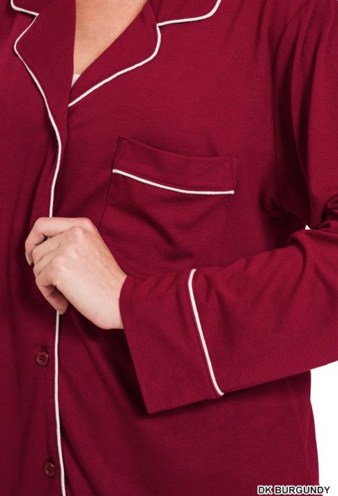 Comfort Pajamas Dark Burgundy