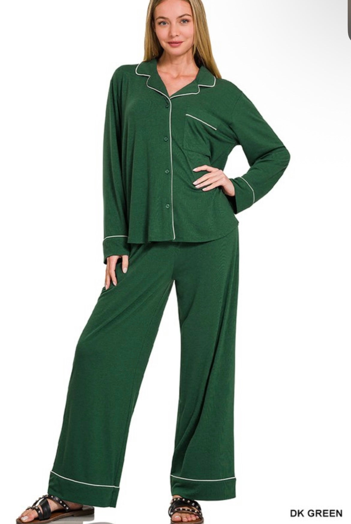 Comfort Pajamas Dark Green