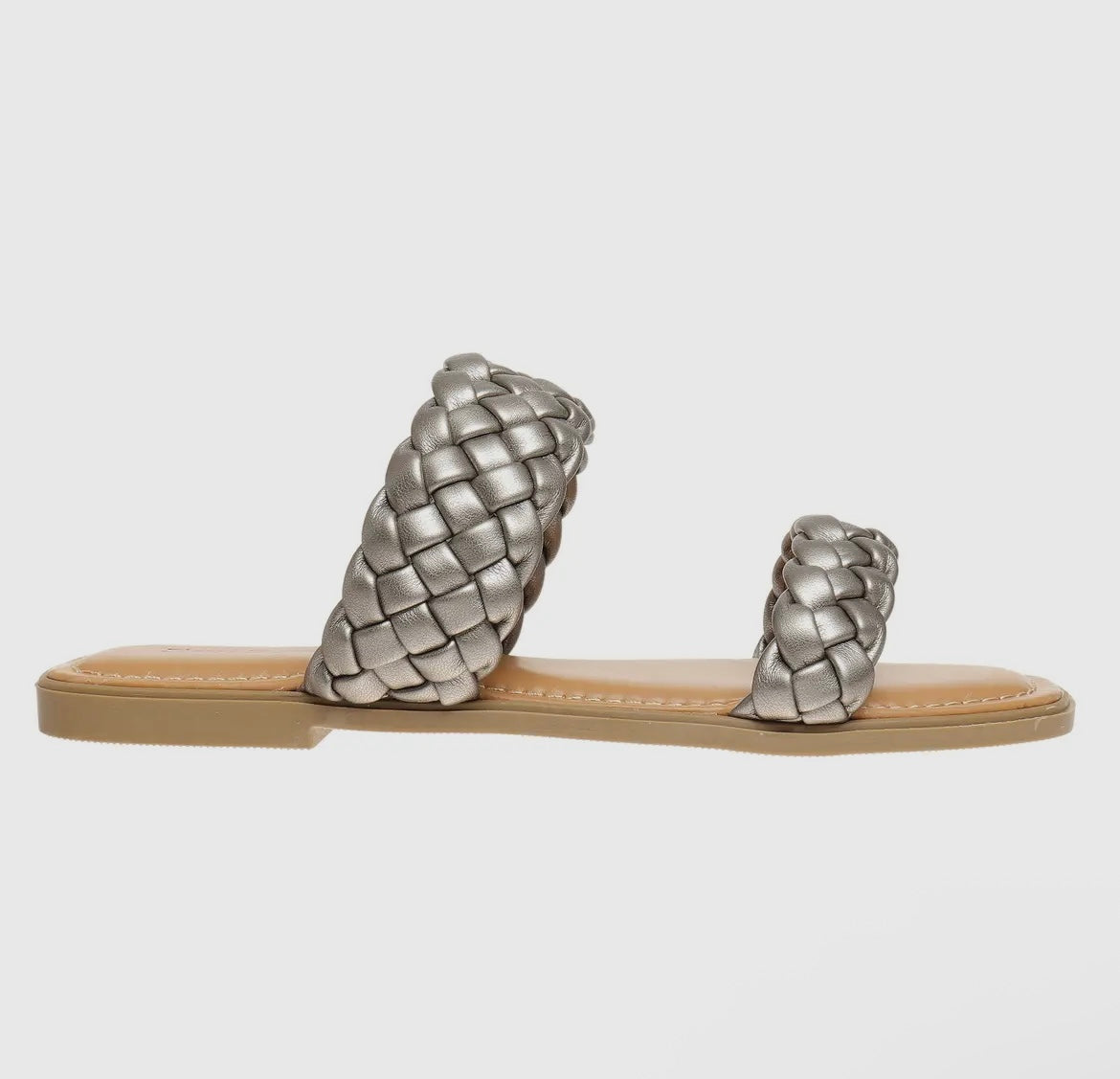 Pierre Dumas Pewter Slip Ons
