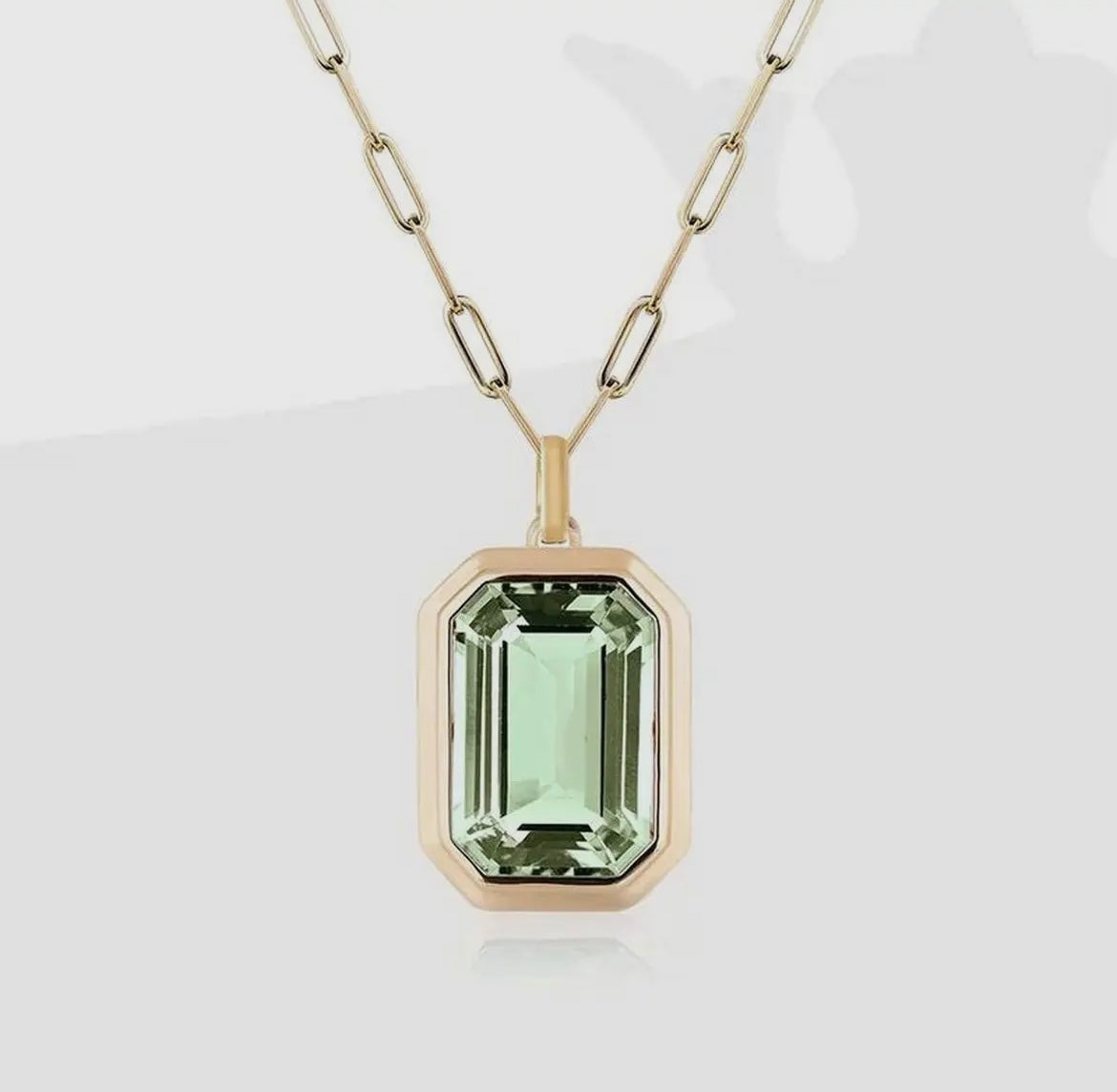 Pendent Paperclip Necklace