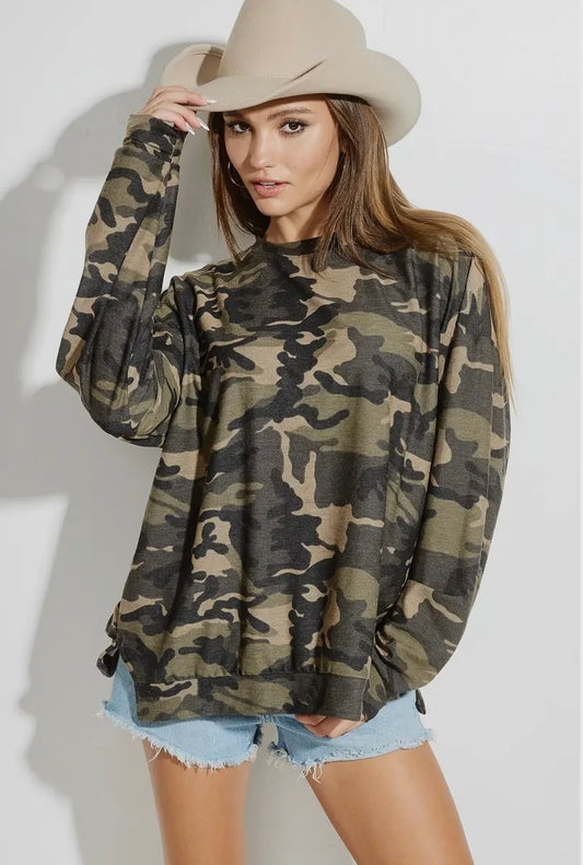 Camo Lovers Top