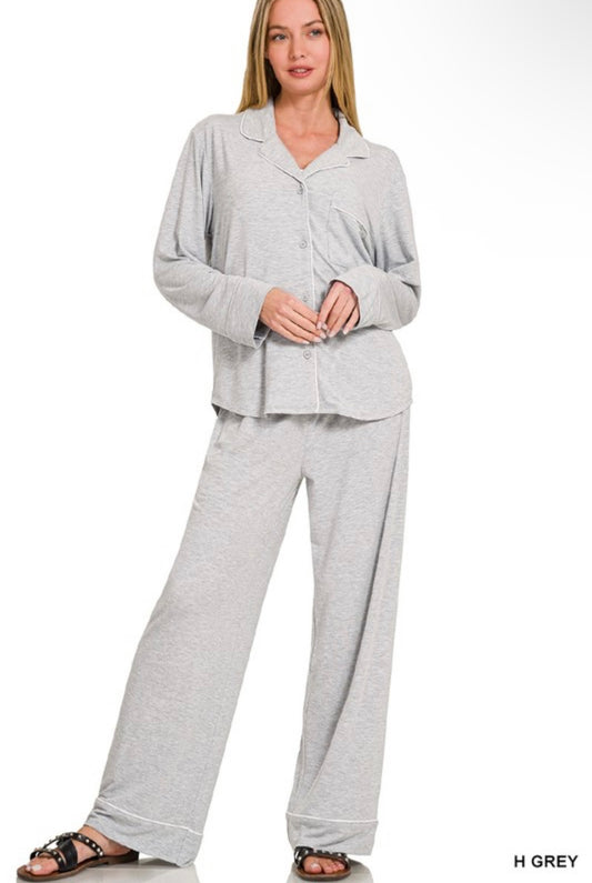 Comfort Pajamas Heather Grey