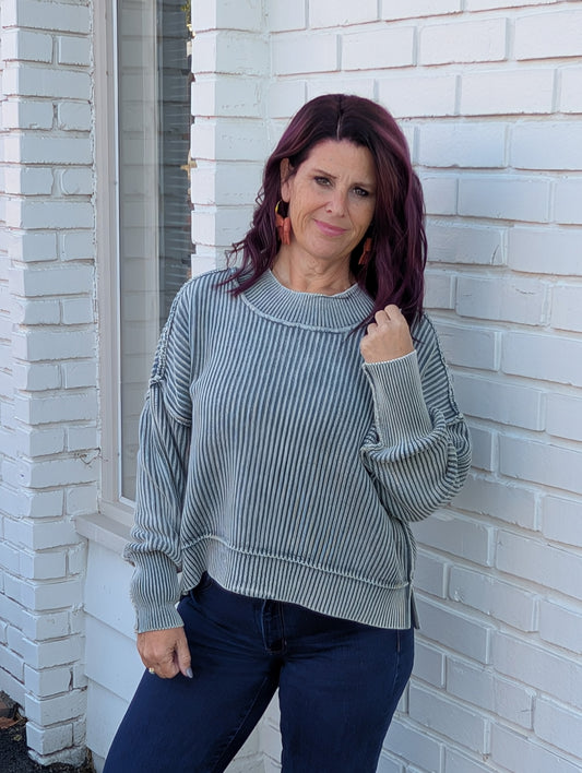 Raw Intentions Sweater Ash Jade