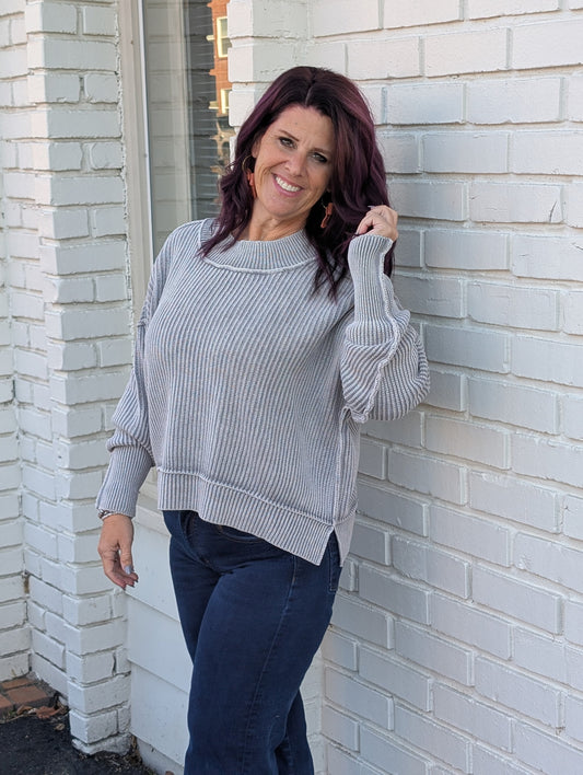 Raw Intentions Sweater Sleet