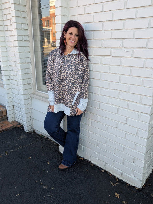 Coming In Hot Cheetah Hoodie