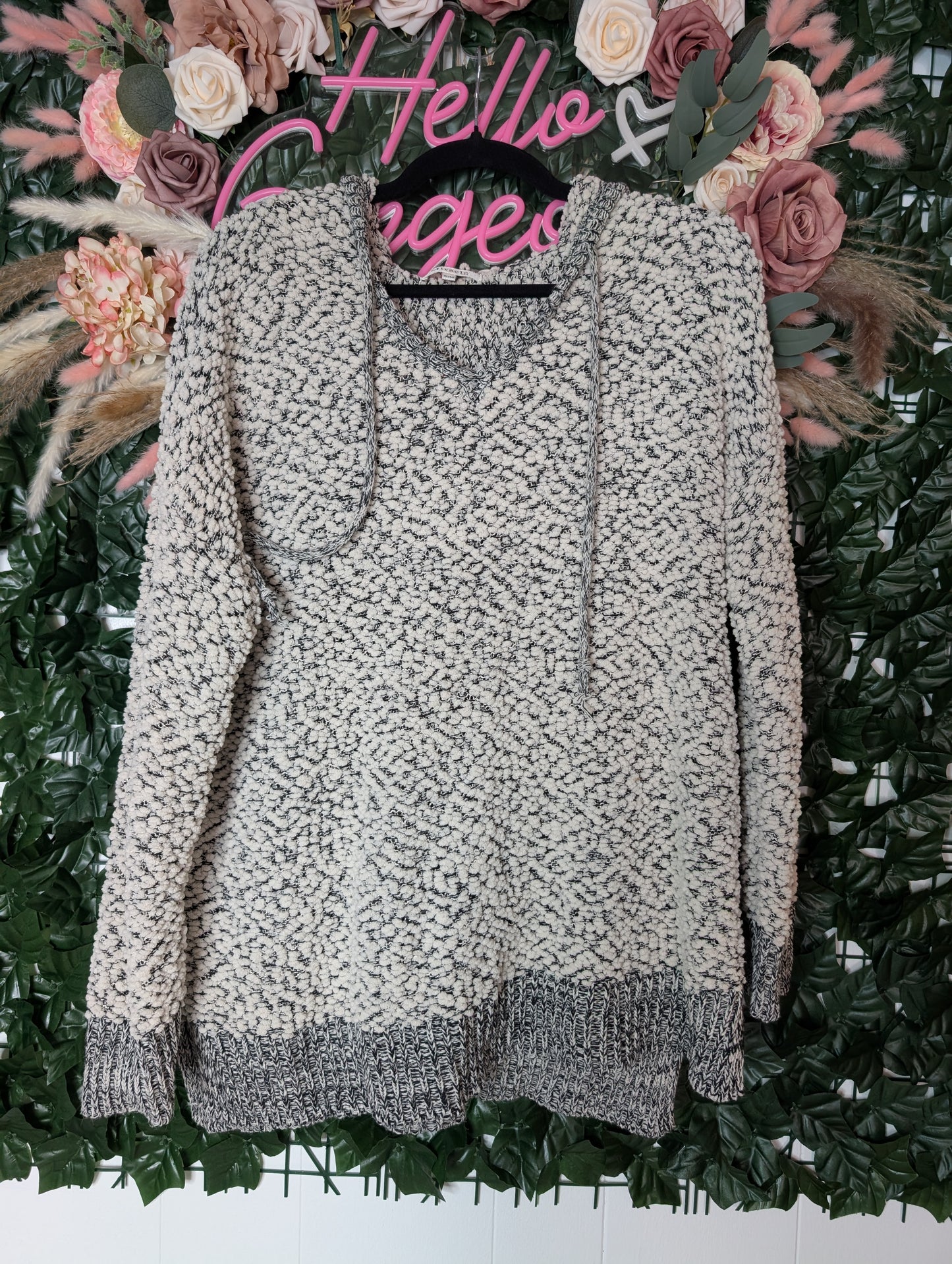 Popcorn sweater hoodie s/m