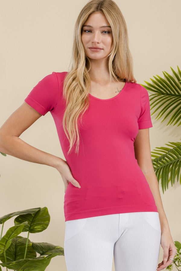 Short Sleeve Slimming Top
