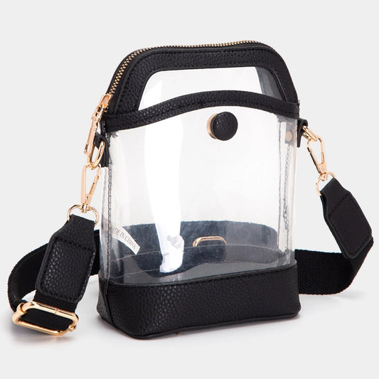 Black Clear Stadium Bag