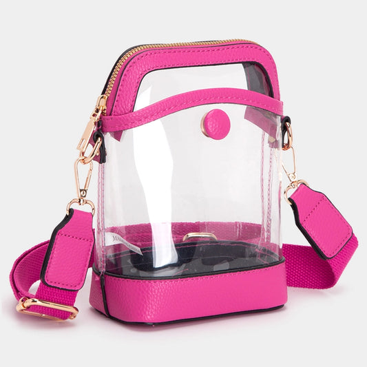 Pink Clear Stadium Bag