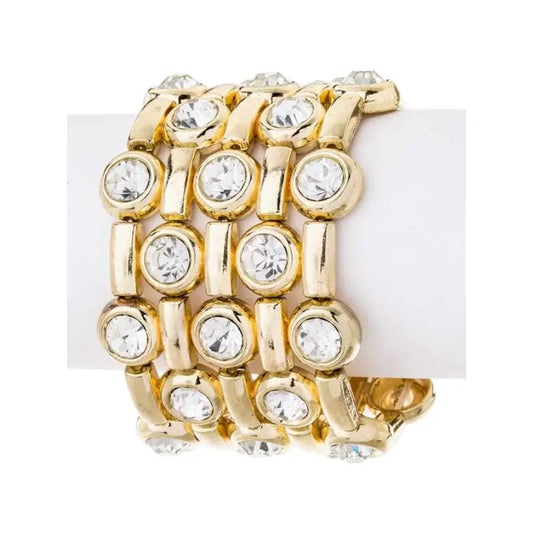 Crystal Statement Stretch Bracelet