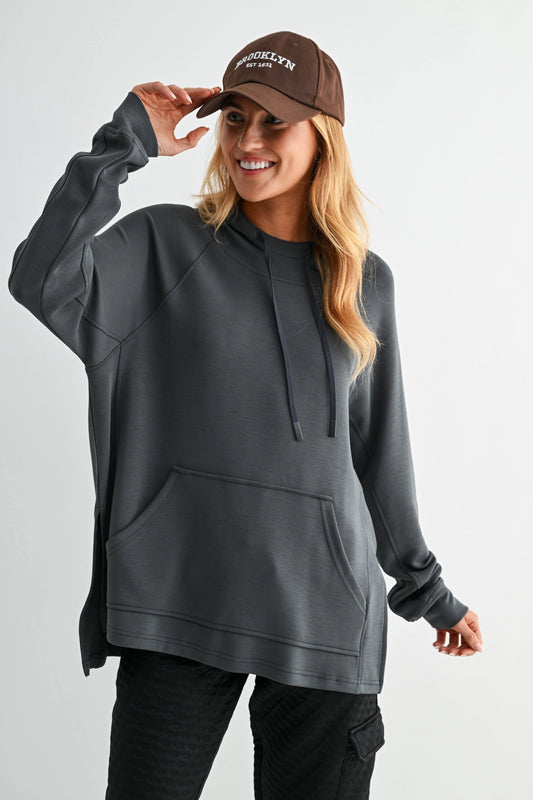 Laguna Dune Hoodie Dark Grey