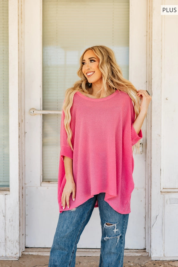 Just Follow Me Top Pink