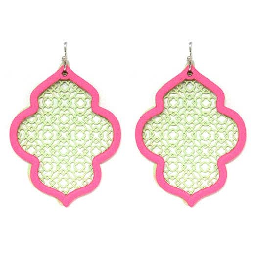 Pattern Cutout Abstract Earrings