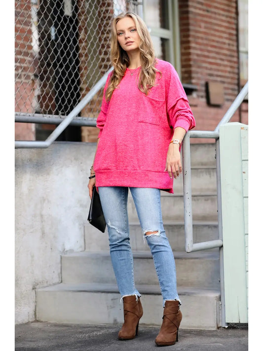 Taking A Stroll Sweater Pink