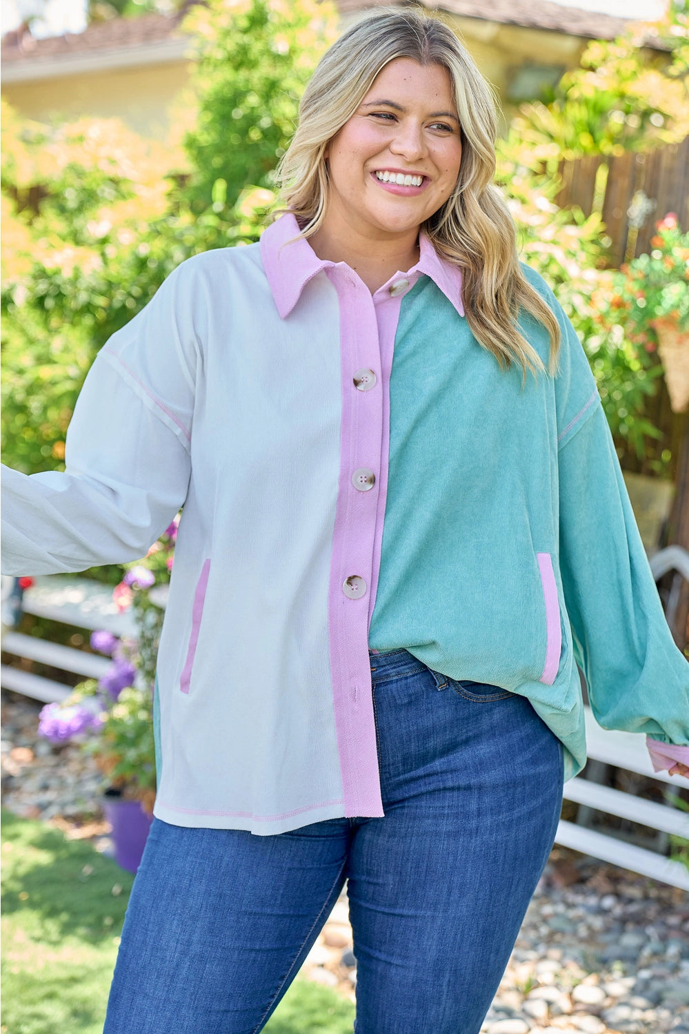 Bubblegum Breeze Plus Shacket