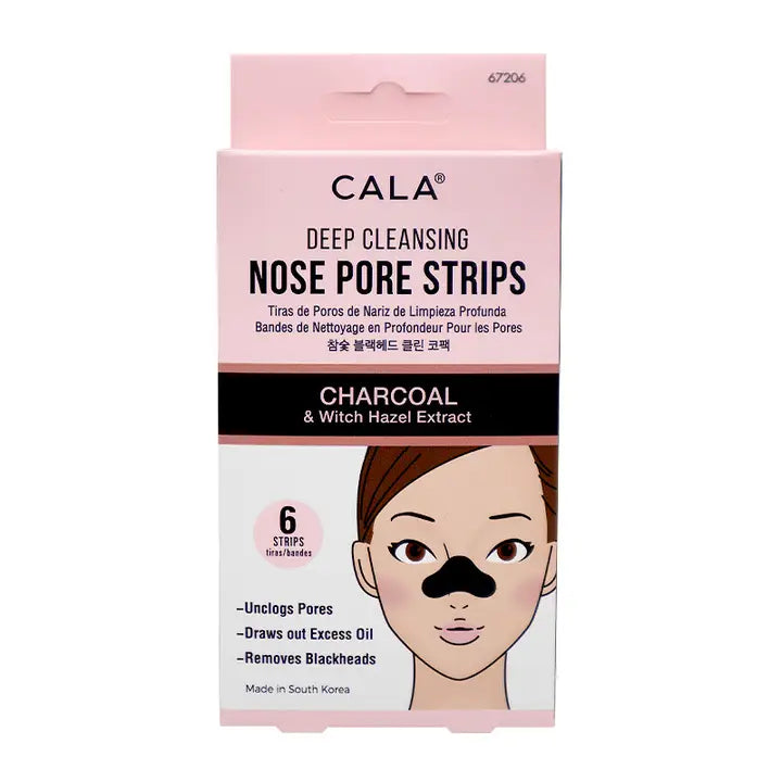 Charcoal 6pc Nose Pore Strips