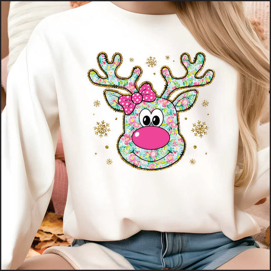 Floral Reindeer