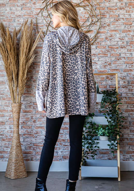 Coming In Hot Cheetah Hoodie