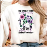 The Hardest Thing Alzheimer's short sleeve