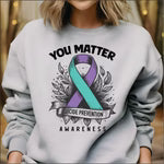 You Matter Suicide Awareness short sleeve